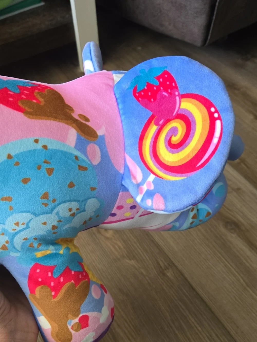 Pop Art Soft Elephant Sweet Treat Themed Stuffed Animal